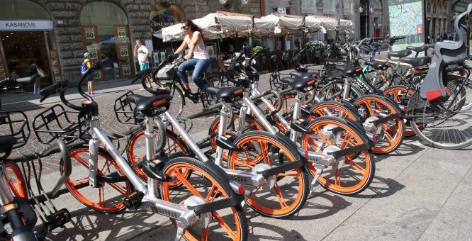 Milano, bike sharing: in arrivo 124 rastrelliere